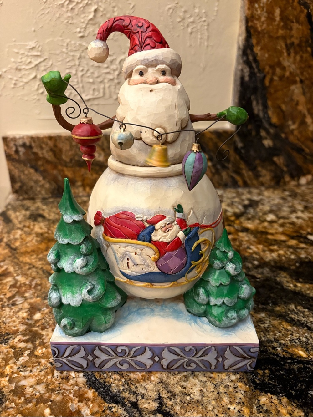 Jim Shore ~ "Frosty Santa" Dated 2008, Figure
